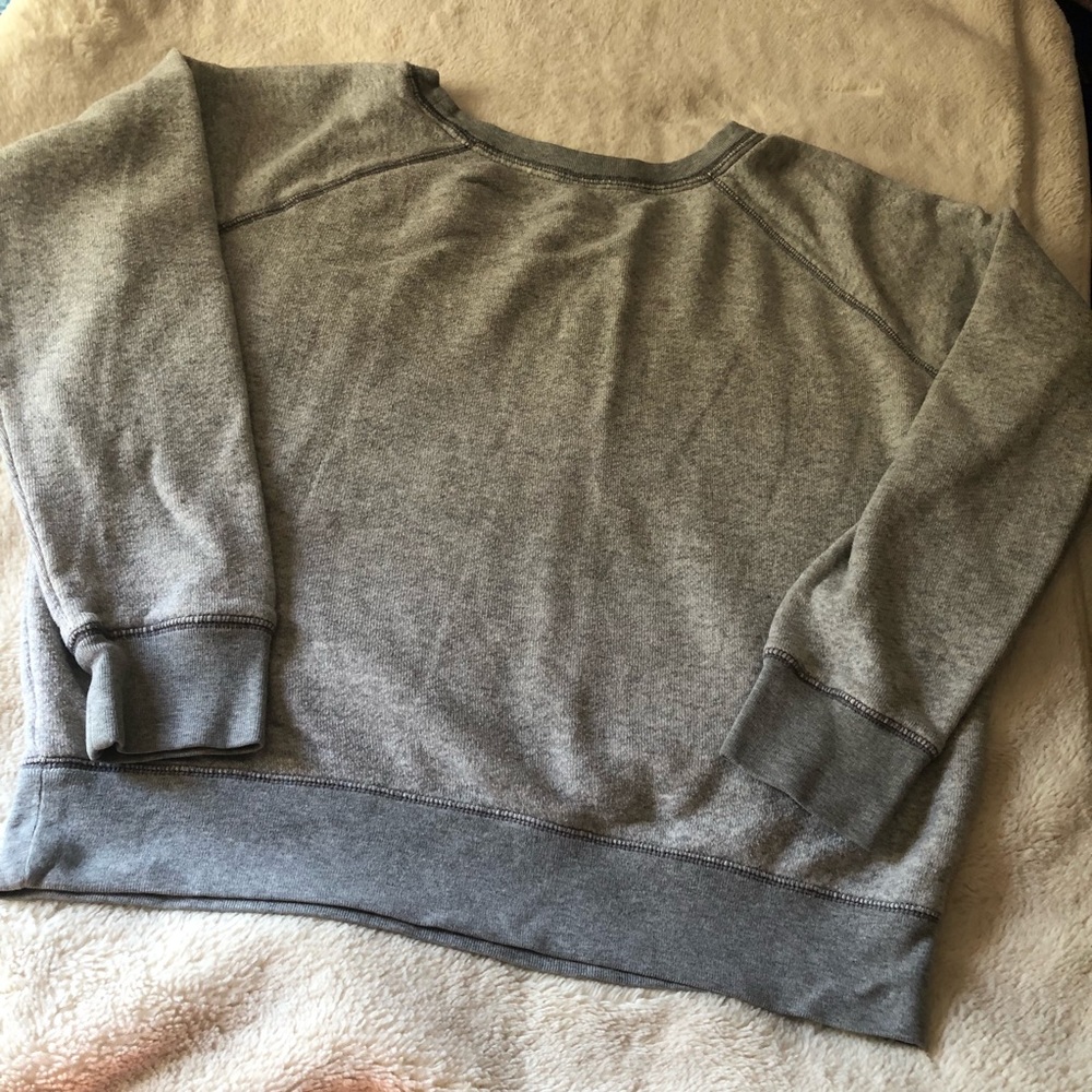PINK grey sweatshirt very good cond size L nice - Picture 3 of 8
